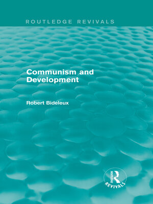 cover image of Communism and Development (Routledge Revivals)